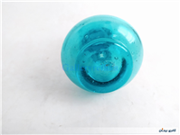 گلدان دست ساز قدیمی زیبا آبی رنگ 