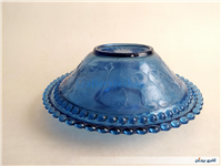 کاسه و بشقاب تیله ای آبی 