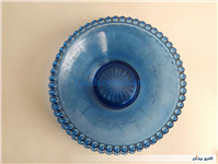 کاسه و بشقاب تیله ای آبی 