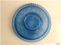 کاسه و بشقاب تیله ای آبی 