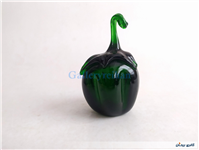 فلفل دلمه شیشه ای دست ساز قدیمی شفاف