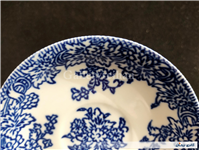 دیوارکوب یا نعلبکی قلم آبی قدیمی طرح گل