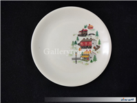 دیوارکوب ملامین قدیمی طرح کلبه