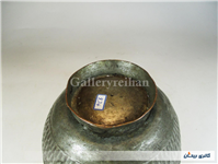 کاسه مسی چکشی تراش و کعب دار قلمکاری