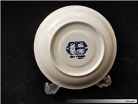 دیوارکوب یا نعلبکی قلم آبی قدیمی طرح گل