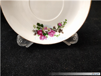 دیوارکوب یا زیر فنجانی شاخه گل سرخی قدیمی