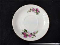 دیوارکوب یا زیر فنجانی شاخه گل سرخی قدیمی