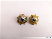 2عدد درجه یا قپه نظامی همراه با چفت 