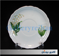 دیوارکوب یا زیر فنجانی گل زنگوله ای قدیمی 