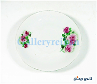 دیوارکوب یا زیر فنجانی شاخه گل سرخی قدیمی