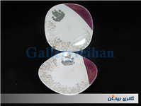 2 دیوارکوب یا نعلبکی لیلی و مجنون قدیمی 