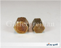 یک جفت وزنه برنجی 3 و 4 مثقالی 