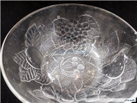 میوه خوری یا کاسه شیشه ای طرح برجسته 