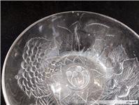 میوه خوری یا کاسه شیشه ای طرح برجسته 