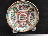 2 دیوارکوب یا نعلبکی طرح گل مرغ رنگ دستی