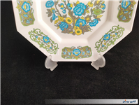 دیوارکوب ملامین قدیمی طرح گل 8 ضلعی 