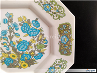 دیوارکوب ملامین قدیمی طرح گل 8 ضلعی 