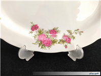 دیس قدیمی طرح گل سرخی زیبا سایز بزرگ