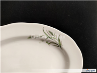 دیس چینی قدیمی طرح شاخه گندم 