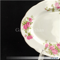 دیس قدیمی چینی طرح گل سرخی زیبا 