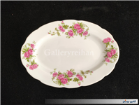 دیس قدیمی چینی طرح گل سرخی زیبا 