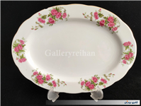 دیس قدیمی طرح گل سرخی زیبا سایز بزرگ 