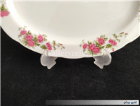 دیس قدیمی طرح گل سرخی زیبا سایز بزرگ 