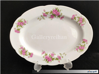 دیس قدیمی طرح گل سرخی زیبا سایز بزرگ