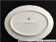 دیس قدیمی طرح گل سرخی زیبا سایز بزرگ