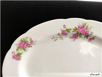 دیس قدیمی طرح گل سرخی زیبا سایز بزرگ