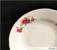 دیوارکوب چینی قدیمی گل سرخی