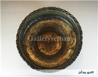 تاس مسی قدیمی قاجاری دستساز کنگره دار 