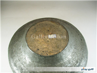 تاس مسی قدیمی قاجاری دستساز کنگره دار 