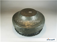 تاس مسی قدیمی قاجاری دستساز کنگره دار 