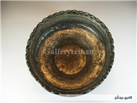 تاس مسی قدیمی قاجاری دستساز کنگره دار 