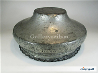 تاس مسی قدیمی قاجاری دستساز کنگره دار 