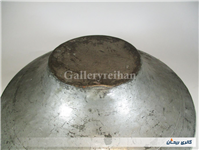 تاس مسی قدیمی قاجاری دستساز کنگره دار 