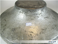 تاس مسی قدیمی قاجاری دستساز کنگره دار 