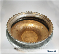 تاس مسی قدیمی قاجاری دستساز کنگره دار 