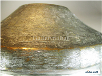تاس مسی قدیمی قاجاری دستساز کنگره دار