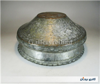 تاس مسی قدیمی قاجاری دستساز کنگره دار