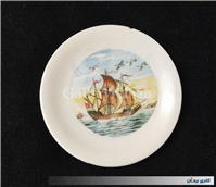 دیوارکوب ملامین قدیمی طرح کشتی