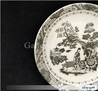 دیوارکوب ملامین قدیمی طرح زن ژاپنی 