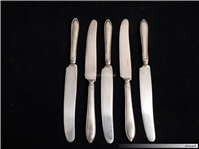 5چاقوی قدیمی نوربلین Extra prima روکش نقره 