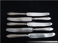 5چاقوی قدیمی نوربلین Extra prima روکش نقره 