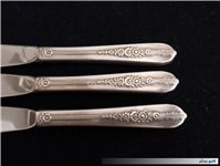 3عدد چاقوی قدیمی دسته نوربلین روکش نقره 