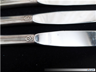 3عدد چاقوی قدیمی دسته نوربلین روکش نقره 