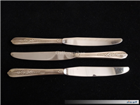 3عدد چاقوی قدیمی دسته نوربلین روکش نقره 
