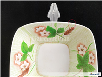 کاسه ملامین قدیمی طرح گل 