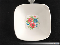 کاسه ملامین قدیمی طرح گل 